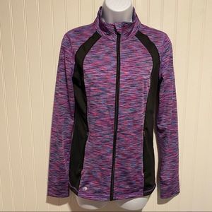 Ideology women’s zip up shirt/jacket xs purple
